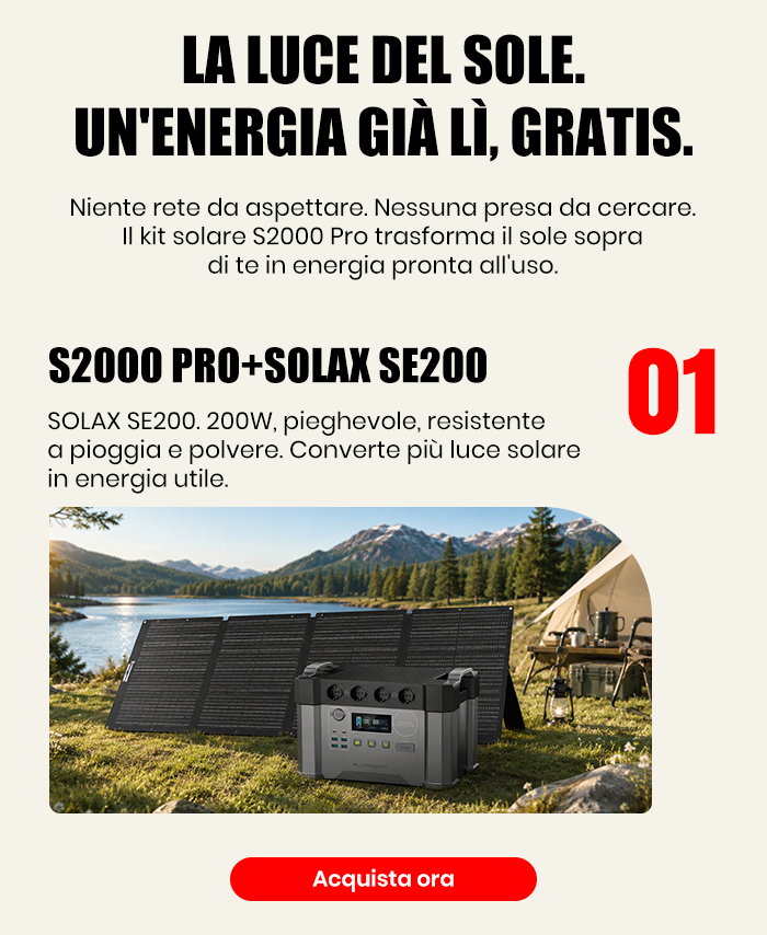SOLAX SE200 Pannello solare 200W