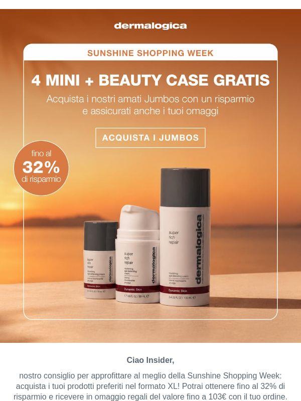 Regali gratuiti + fino al 32% di risparmio