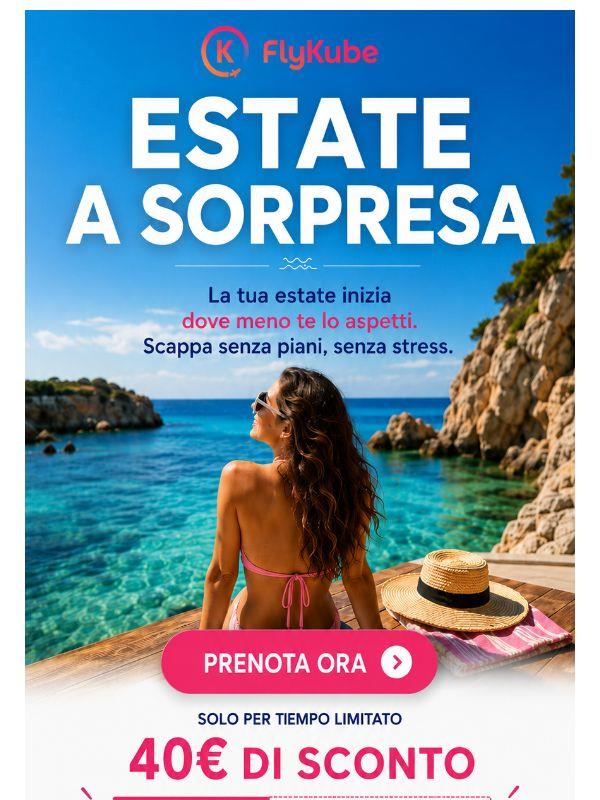 La tua fuga estiva può iniziare da qui ☀️