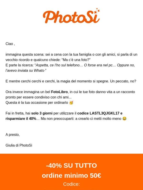 -40% ⏳ hai solo 3 giorni