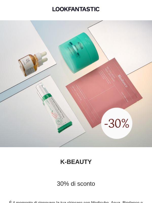 Risparmia il 30% sulla K-Beauty