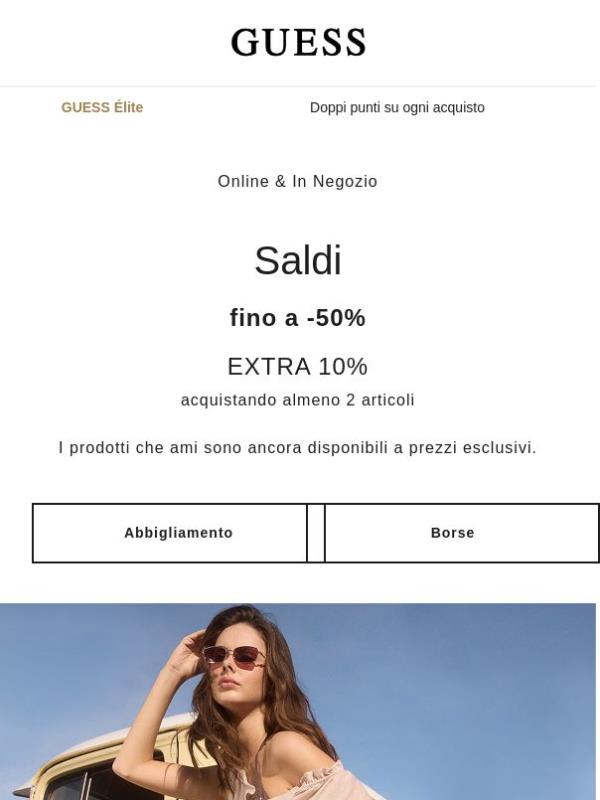 SALDI | EXTRA 10% sulla selezione in saldo