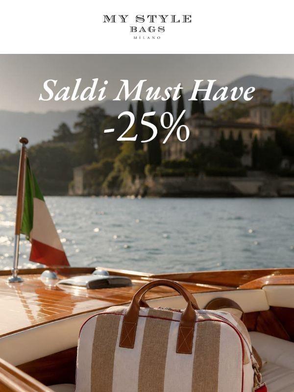 Summer Sales: -25% sulle icone di stagione