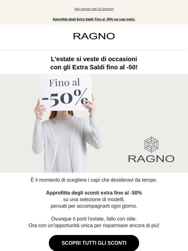 Sconti extra fino al -50% sui capi pensati per la tua estate ☀️