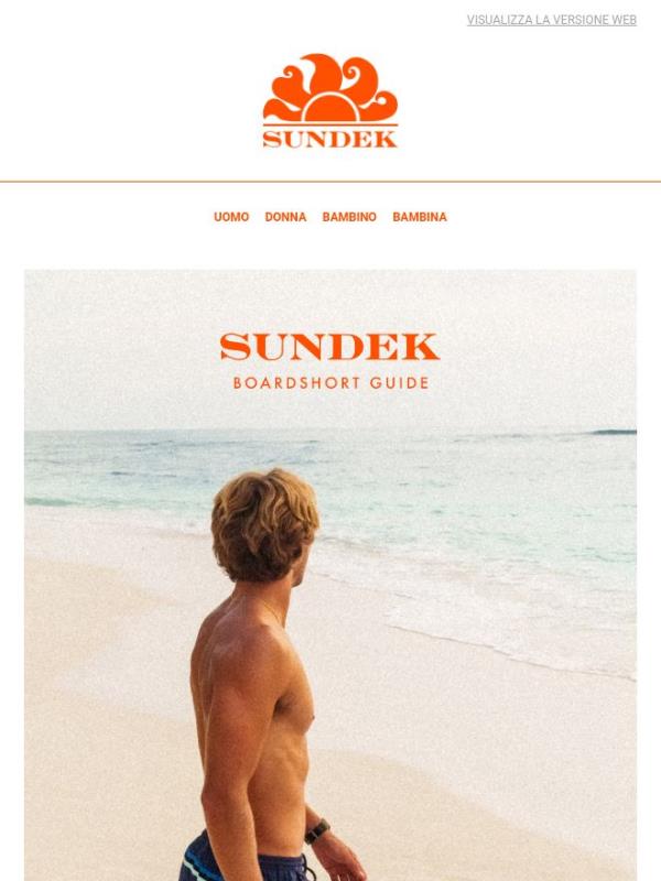 Guida ai boardshort Sundek