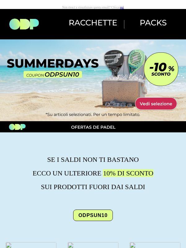 Il tuo 10% di sconto ti sta ancora aspettando ‼️
