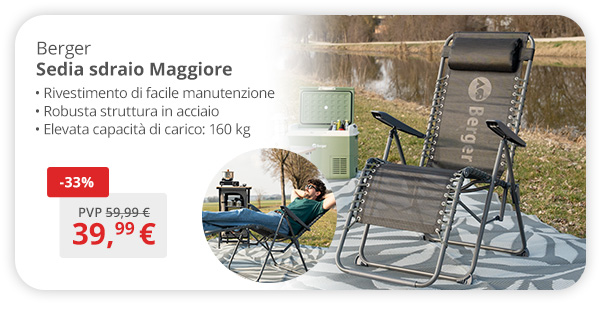 Sedia sdraio Berger Maggiore