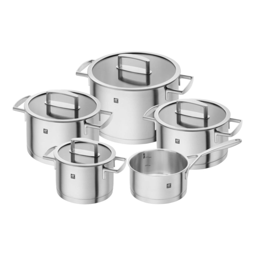 Vitality Cookware Set In 18/10 Stainless Steel - Set 5 Pcs