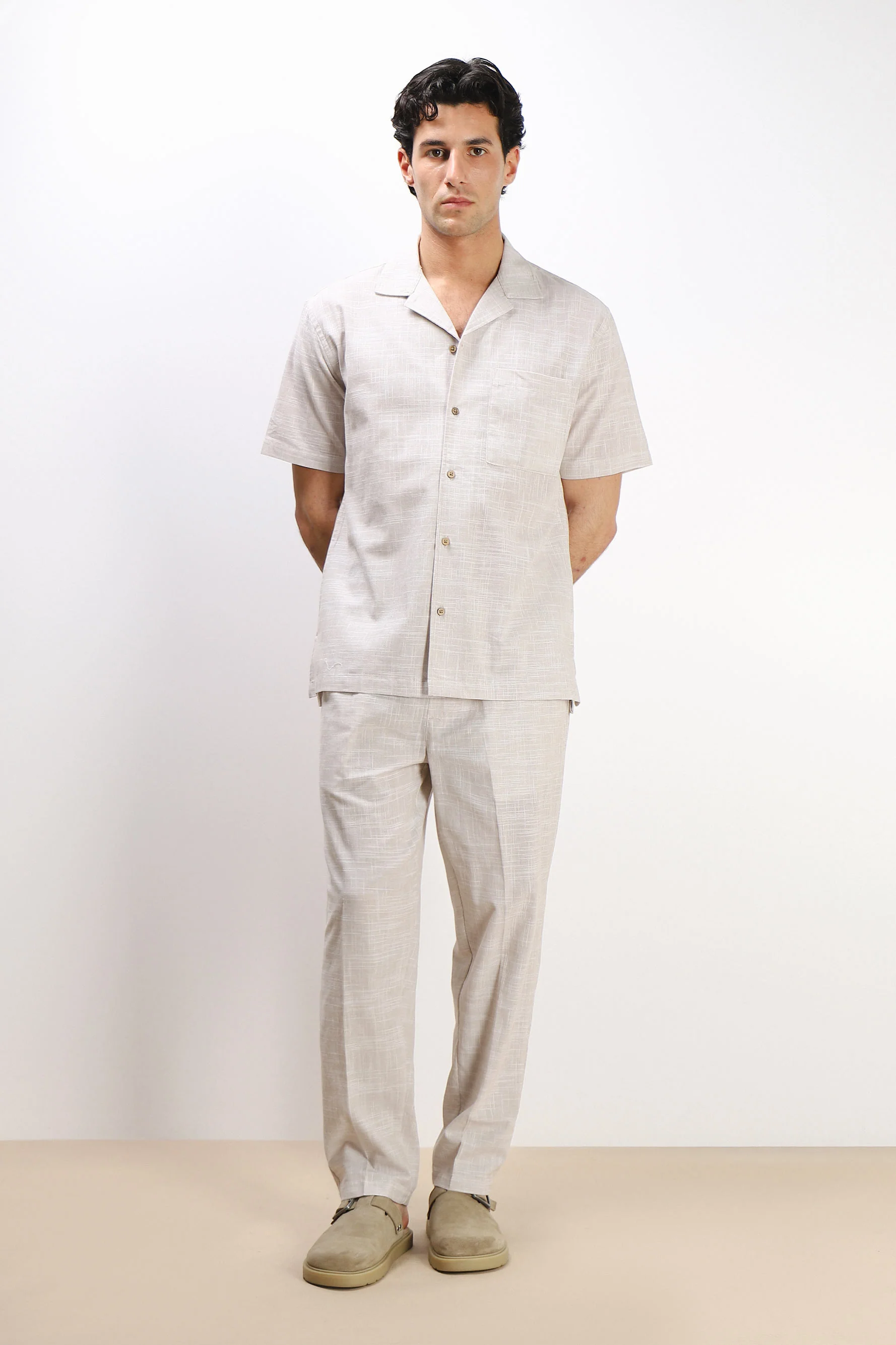 Image of PANTALONE IN COTONE 
