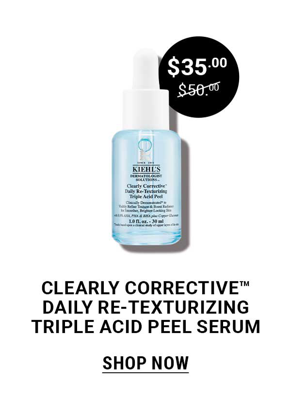 CLEARLY CORRECTIVE DAILY RE-TEXTURIZING TRIPLE ACID PEEL SERUM