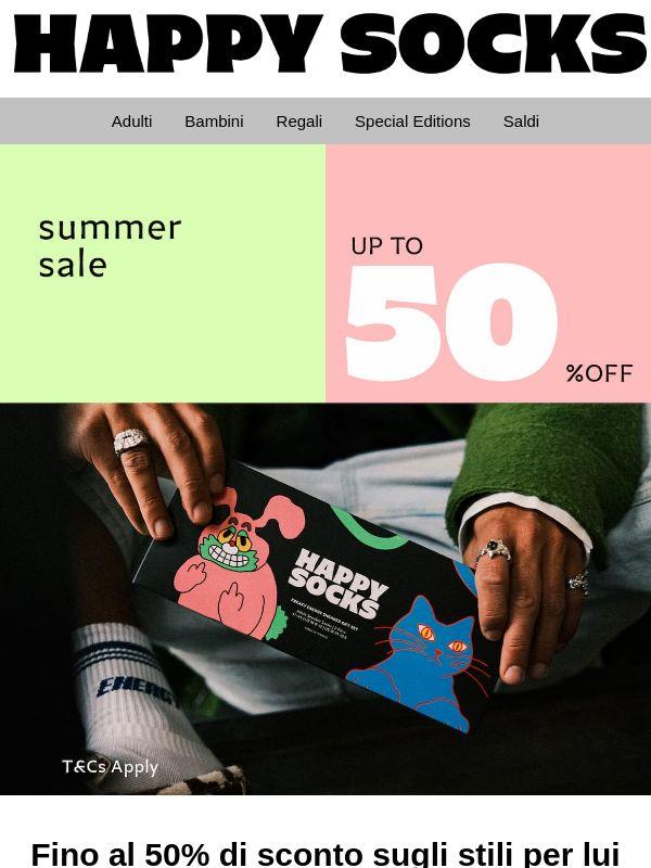 I più venduti per lui: ora in vendita! 🧦⚡