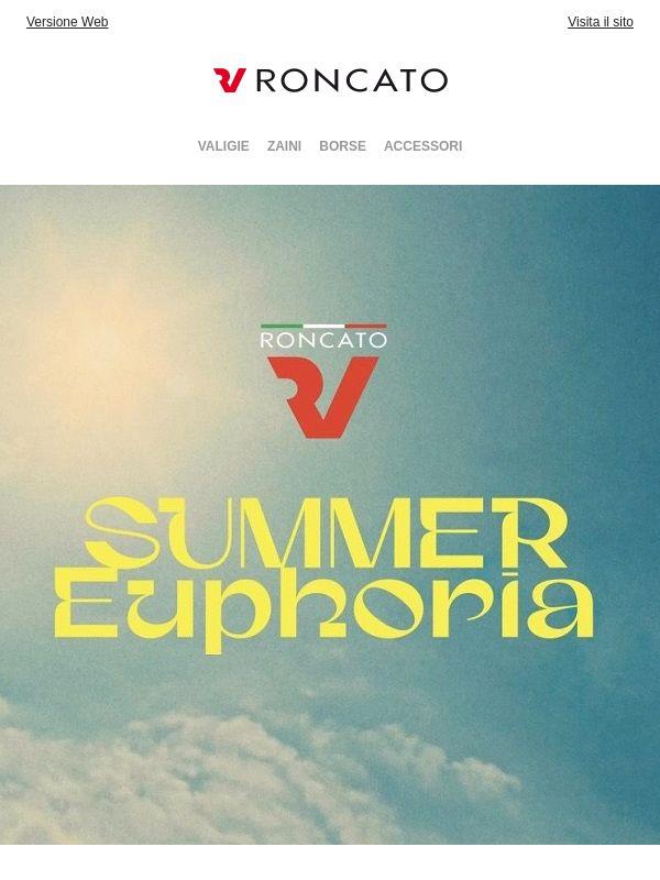 L'estate ti aspetta. Parti con Valigeria Roncato ☀️