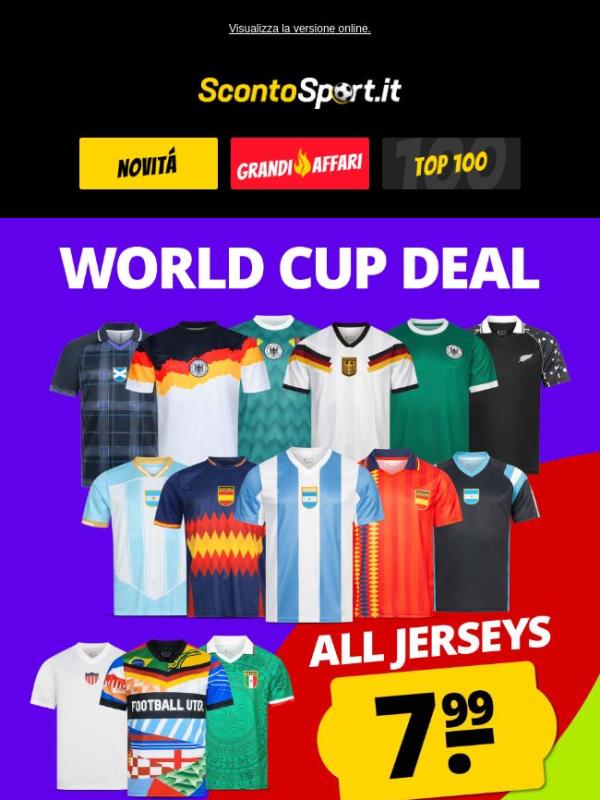 🤩 Ogni maglia a soli 7,99 €!