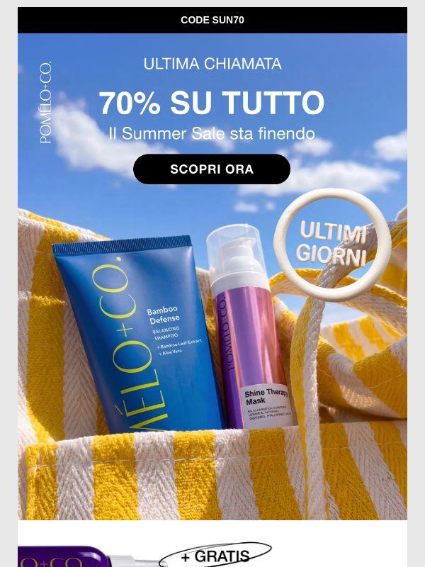 Ultimi giorni: 70% + spray leave-in in regalo 💖