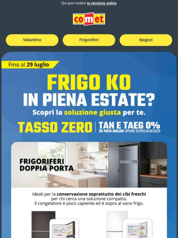 Frigo KO in piena estate? 🥵