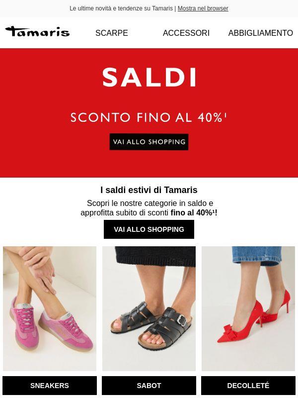 Saldi estivi: fino al 40% di sconto sui tuoi look estivi 🤩