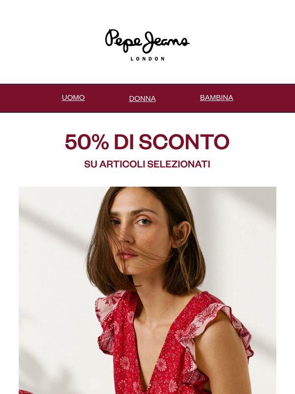 50% di sconto su articoli selezionati