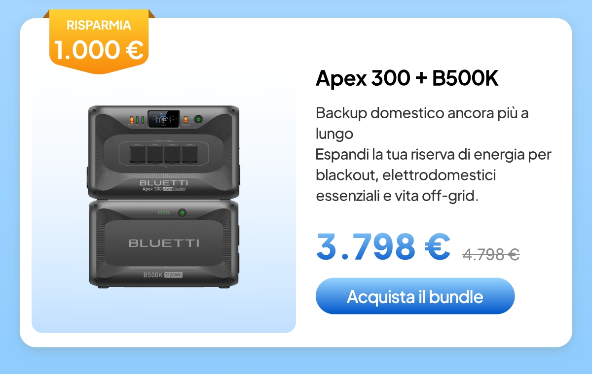 BLUETTI Apex 300+B500K