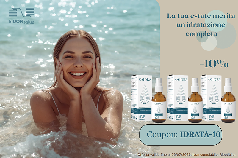 L'estate mette alla prova la tua idratazione. Non solo quella della pelle.