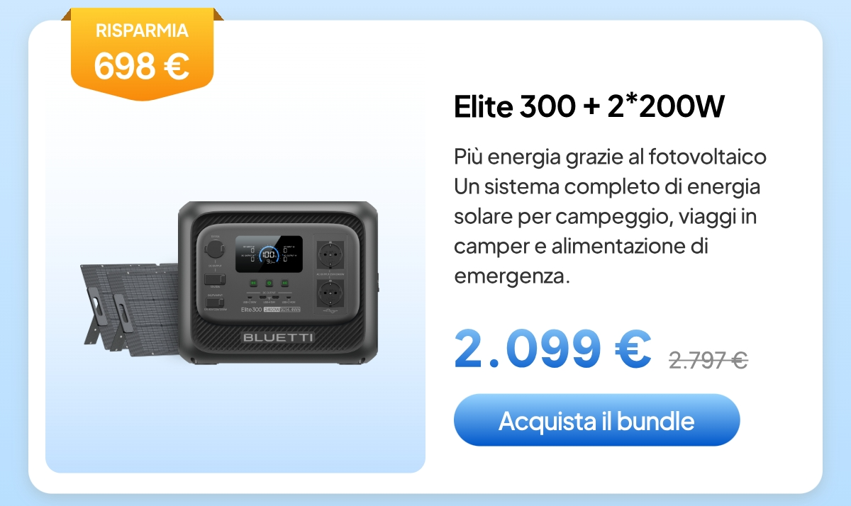 BLUETTI Elite 300+2*200W