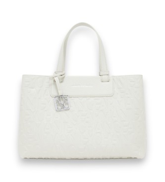 Borsa con logo su tutta la superficie. 
