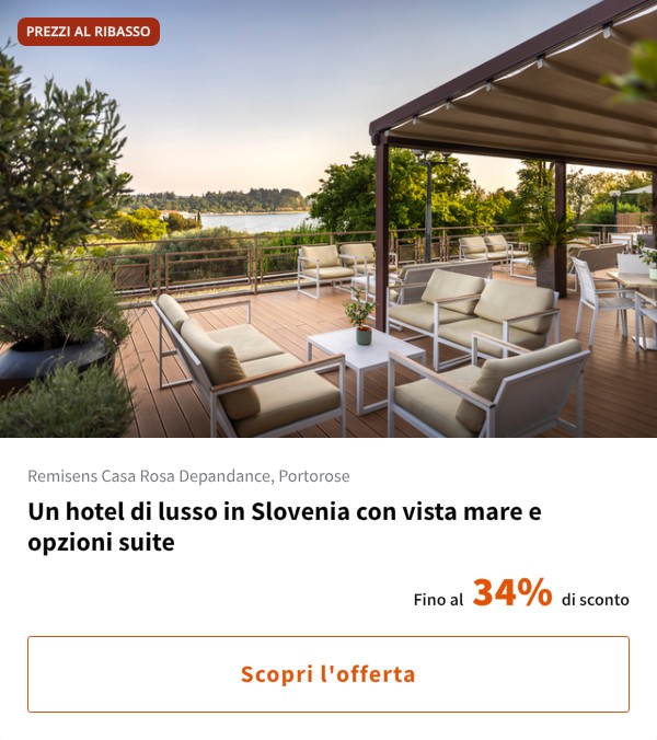 Un hotel di lusso in Slovenia con vista mare e opzioni suite