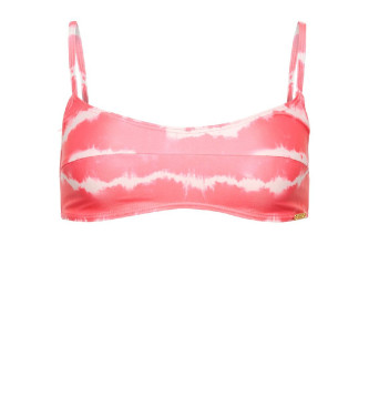 Top bikini rosa tie-dye