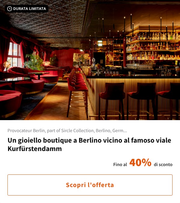 Un gioiello boutique a Berlino vicino al famoso viale Kurfürstendamm