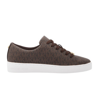 Sneakers Keaton con logo marrone
