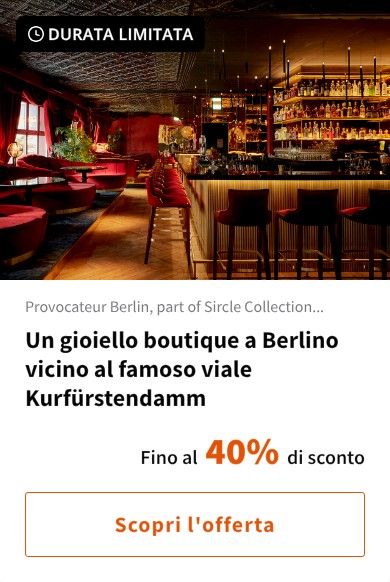 Un gioiello boutique a Berlino vicino al famoso viale Kurfürstendamm
