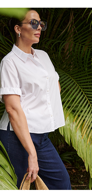 Blusa con effetto papertouch