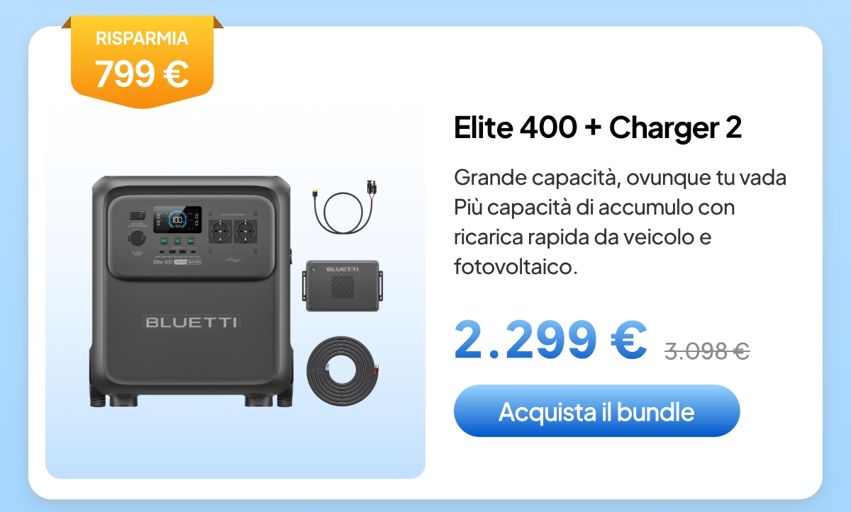 BLUETTI Elite 400+Charger 2