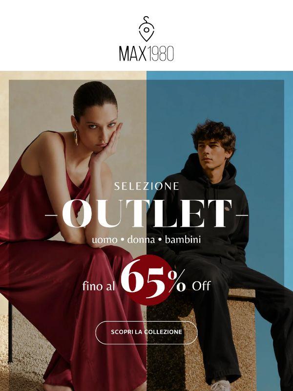 Outlet: fino al 65%off🔥​