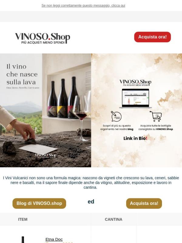 🌋 VINOSO | I Vini Vulcanici nascono da vigneti su ceneri, sabbie nere e basalti