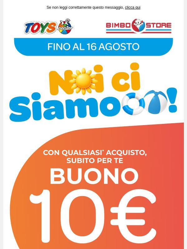 ☀️🎁 Per te 10€ di buono con i tuoi acquisti!