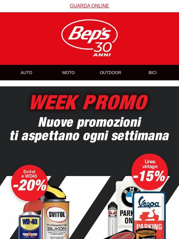 🏍️ Sicurezza, manutenzione e stile: scopri la Week Promo