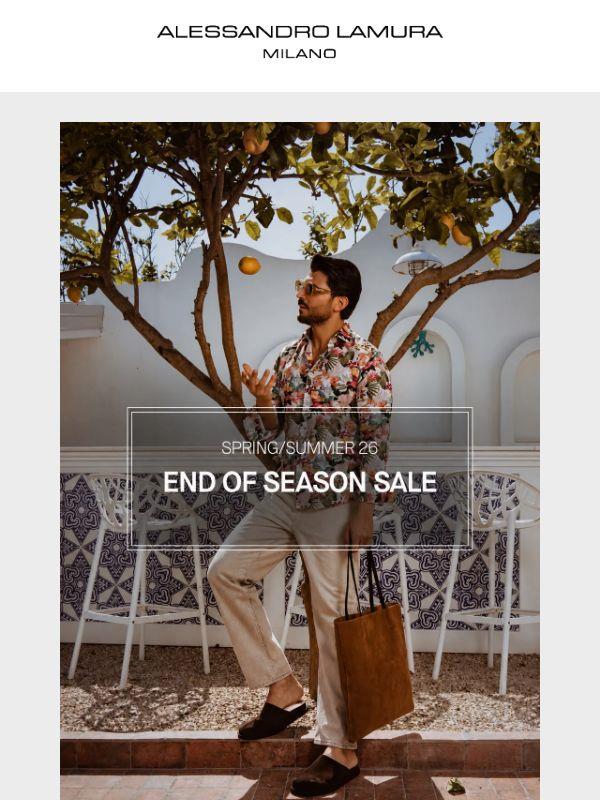 END OF SEASON SALE | FINO AL 70%