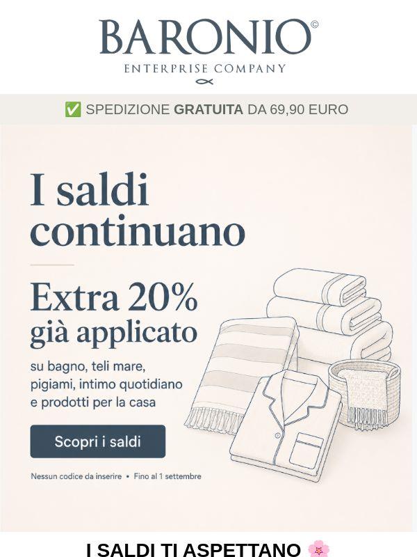 🛁 I saldi continuano sulle cose che usi ogni giorno