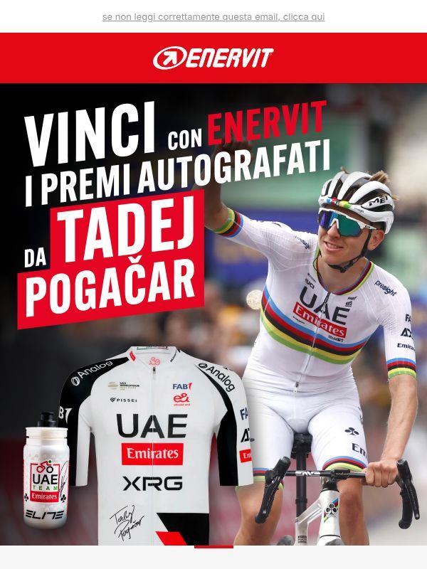 Ultimi giorni per vincere i PREMI autografati da Tadej Pogačar