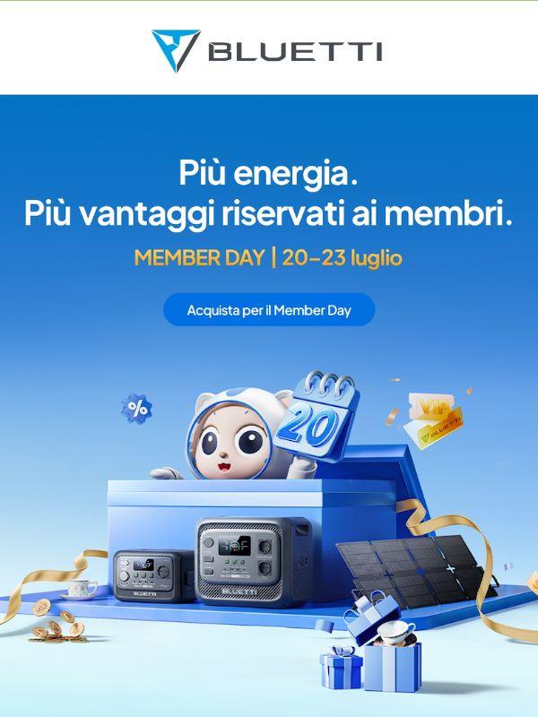 💎 Il tuo esclusivo BLUETTI Member Day è iniziato!