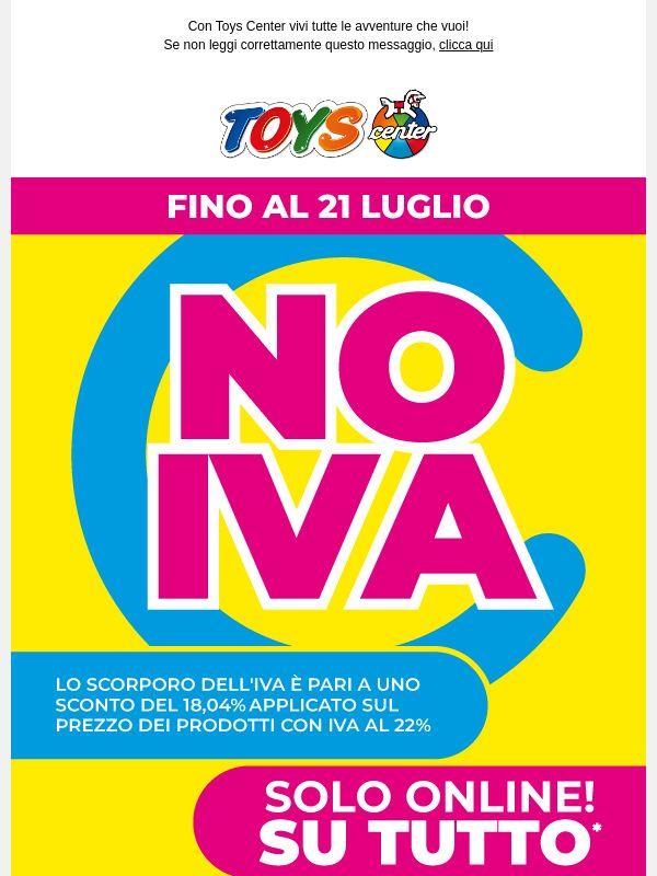📢 NO IVA su TUTTO, solo ONLINE, il 20 e 21 luglio!