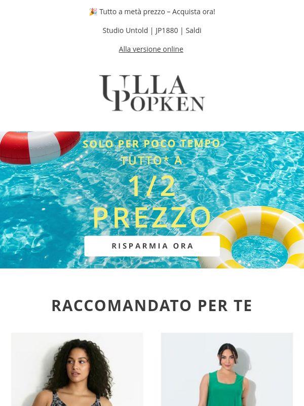 Ultima occasione: tantissimi stili a metà prezzo! 🎯