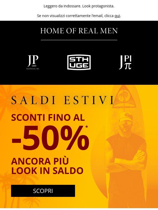 Saldi estivi - Sconti fino al -50% 🔥 Risparmia di più. Goditi l'estate.