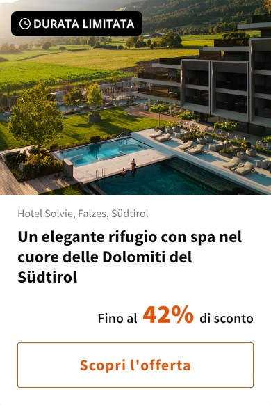 Un elegante rifugio con spa nel cuore delle Dolomiti del Südtirol