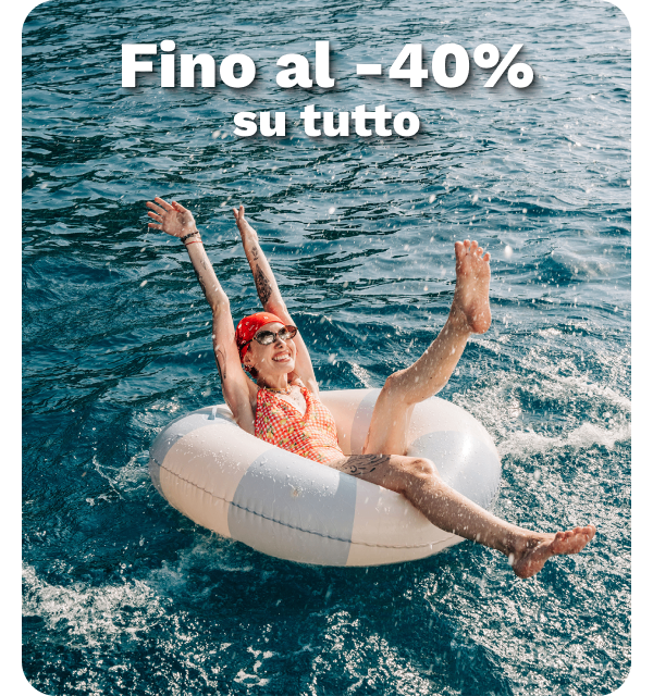 Ti regaliamo un brividino di gioia: fino al -40% su tutto