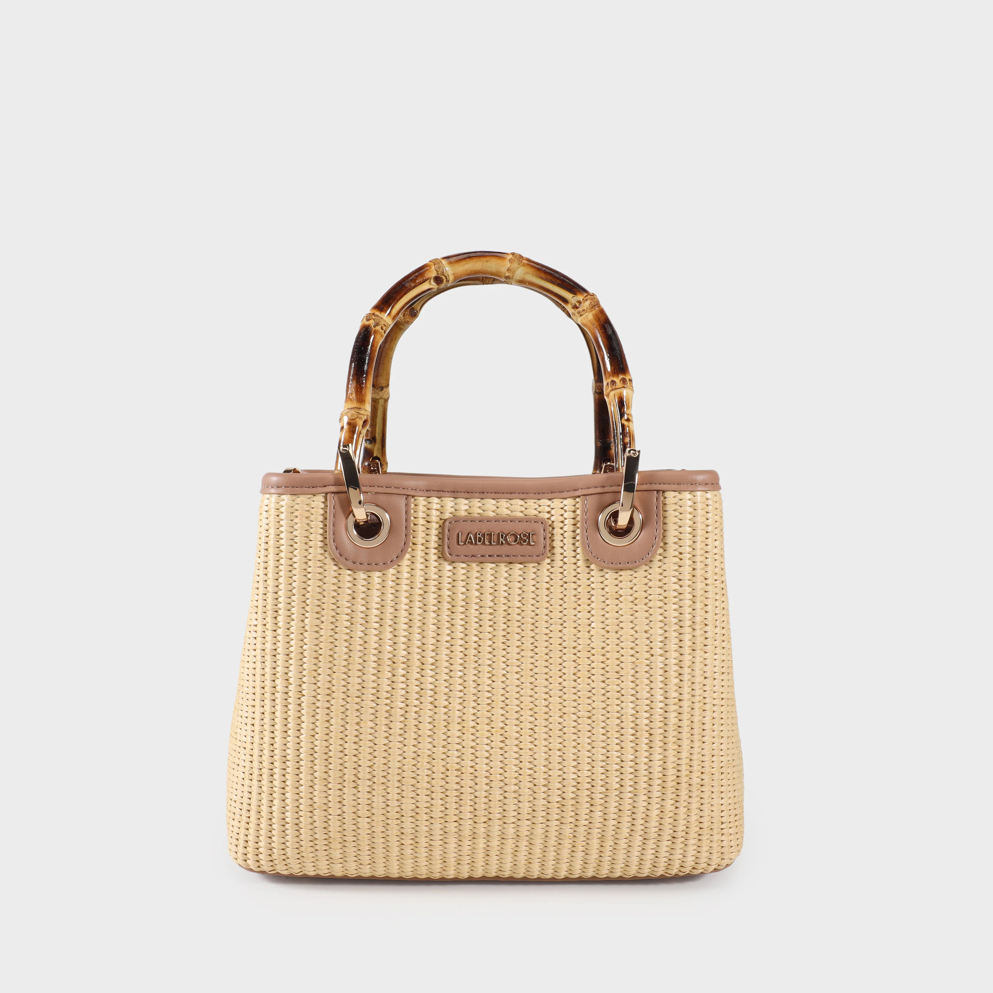 Image of MARGOT SMALL BAMBOO LE - SAND BEIGE