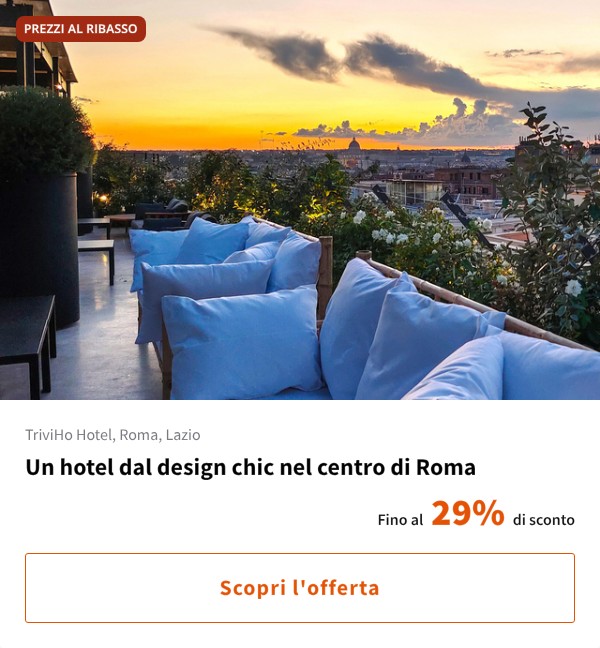 Un hotel dal design chic nel centro di Roma