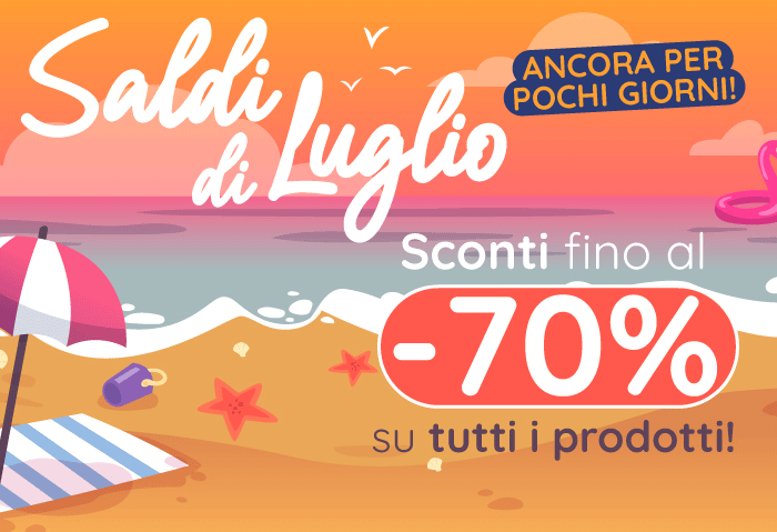 SALDI FINO AL 70%