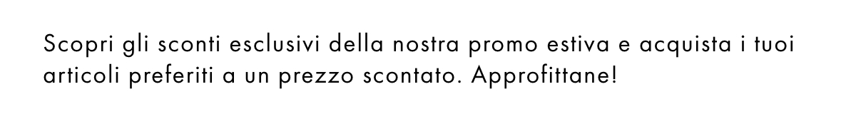 È proprio una giornata da “aggiungi al carrello”. Acquista i capi iconici in denim e i must-have dell'estate con sconti fino al 50%.