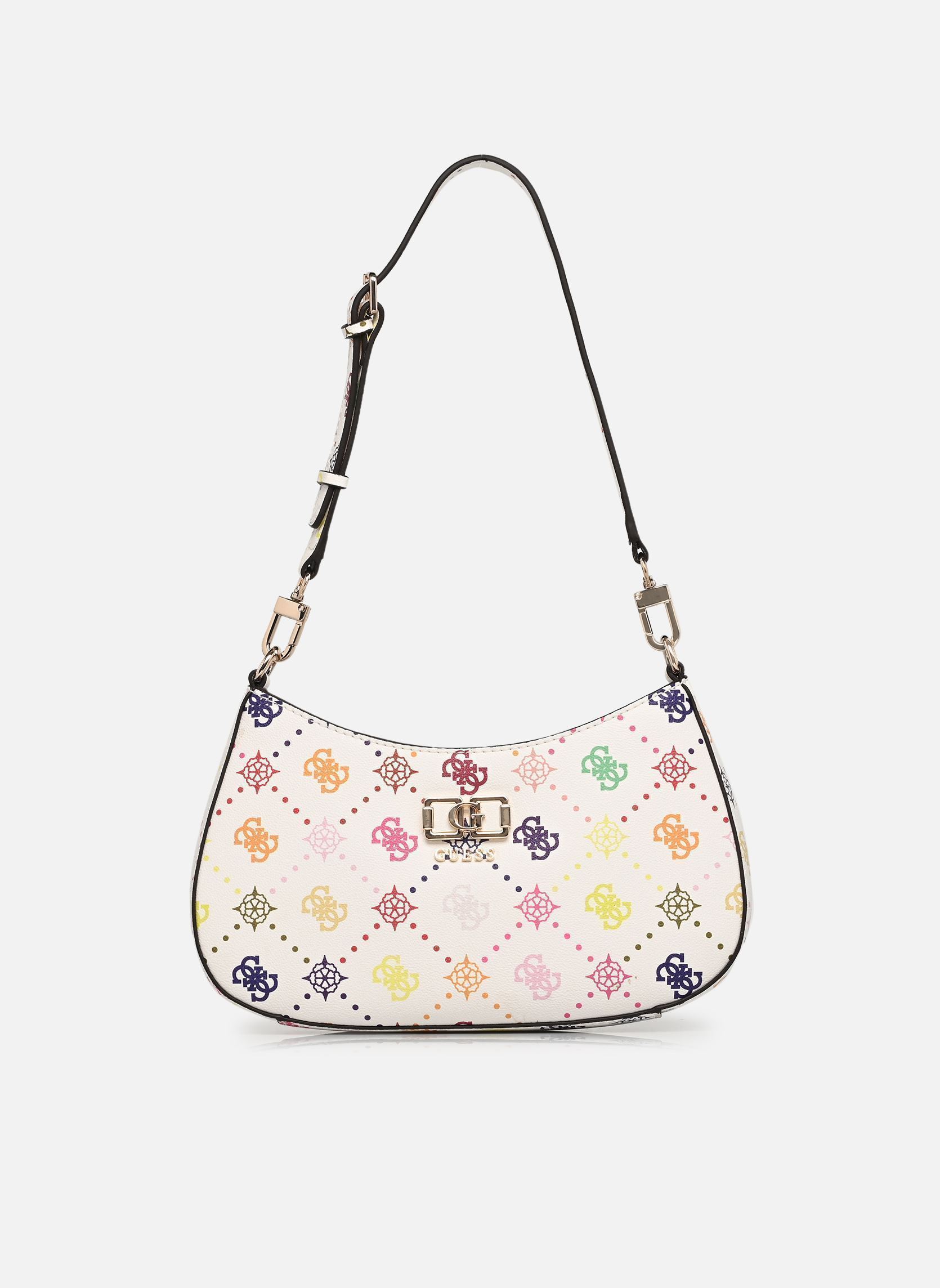 Guess Borse Emelie Logo Top Zip Shldr Bag donna multicolore
